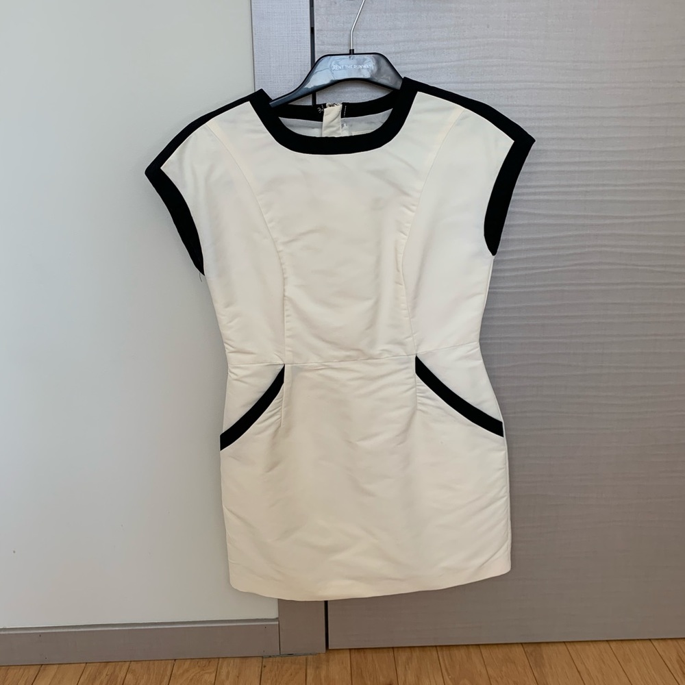 White mini dress